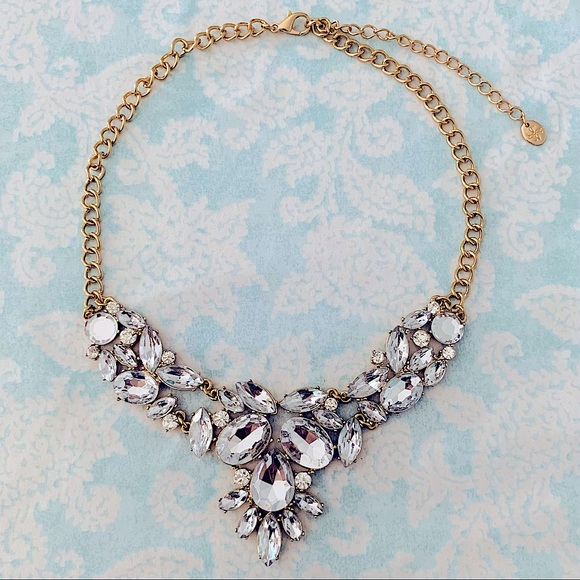 Francesca Crystal Statement Necklace - Picture 2 of 4